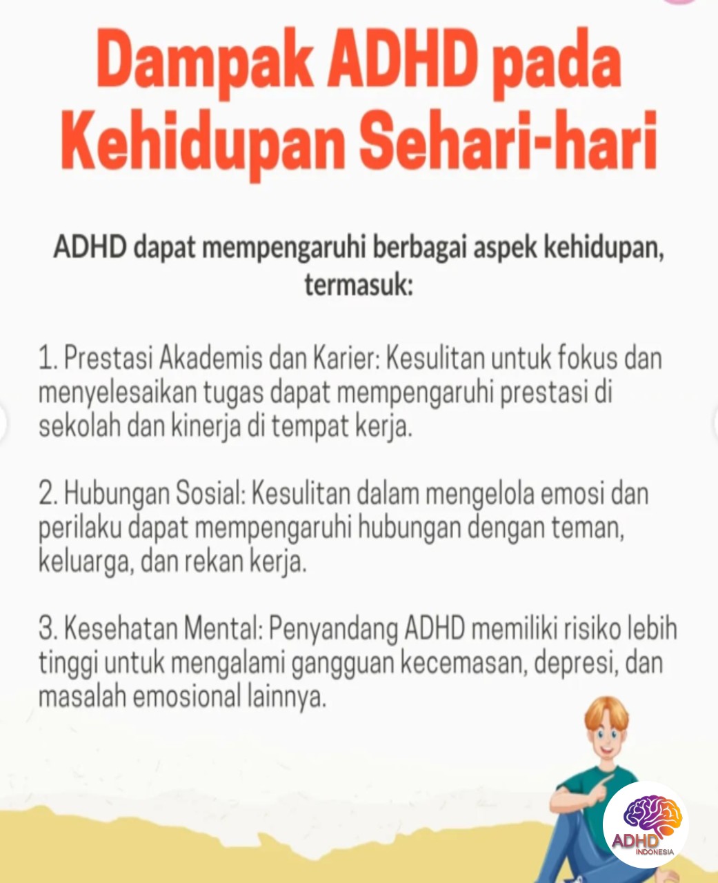 ADHD dan Hubungan Sosial Anak di Lingkungan Sekolah di Kota Mojokerto